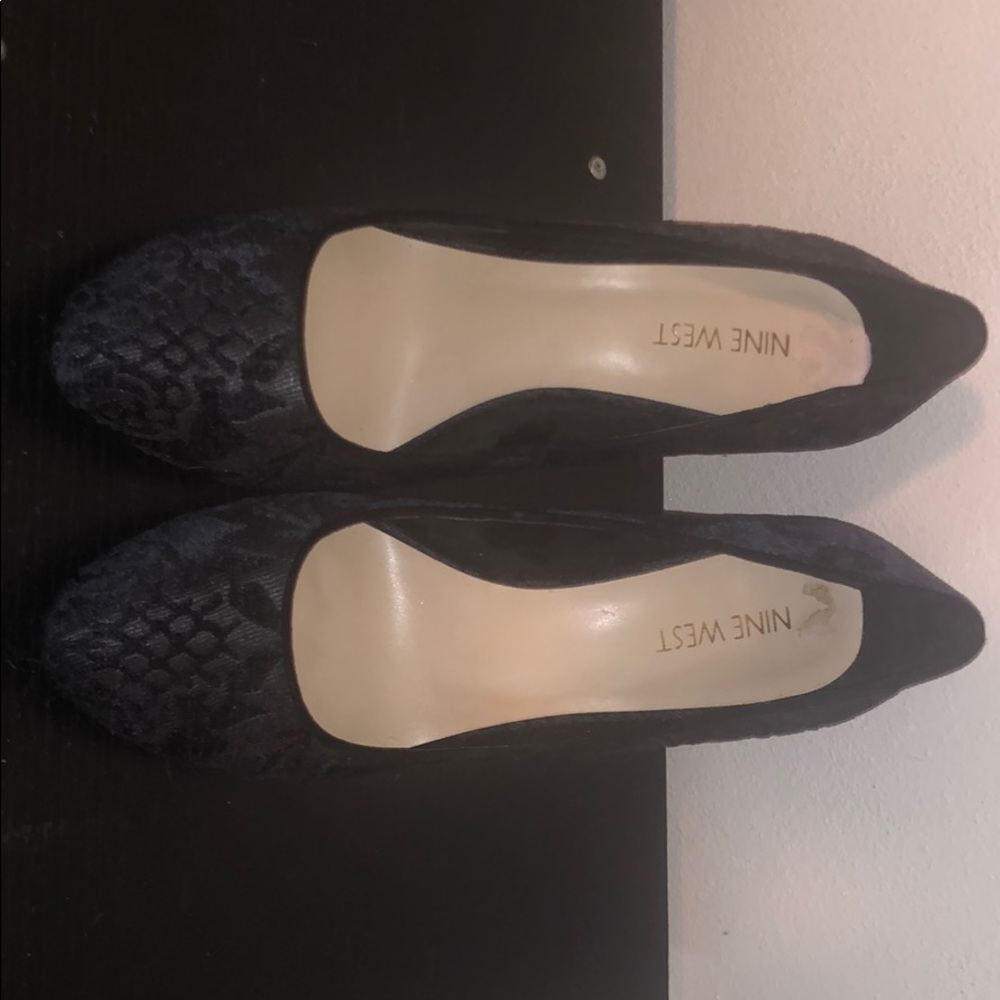 Nine West chunky heels size 8